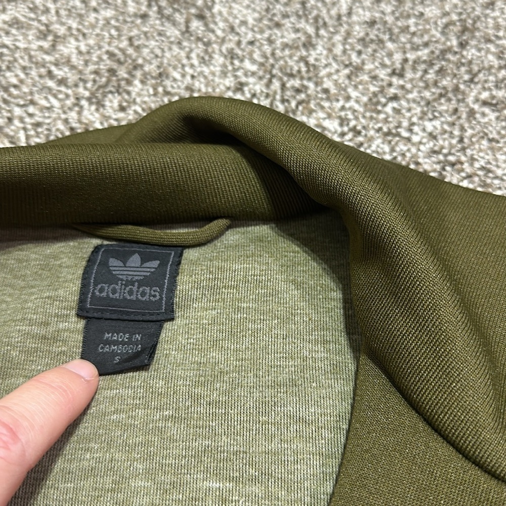 Adidas pistol Pete track jacket - 66 rainbow army green men’s small - Picture 9 of 13